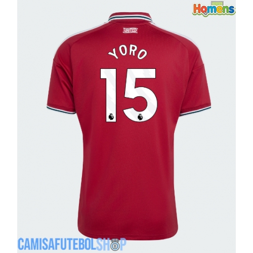 Camisa de time de futebol Manchester United Leny Yoro #15 Replicas 1º Equipamento 2026-27 Manga Curta